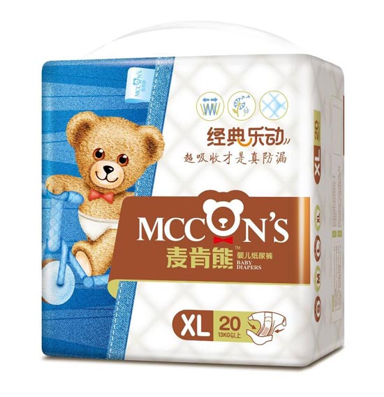 麥肯熊紙尿褲XL20片