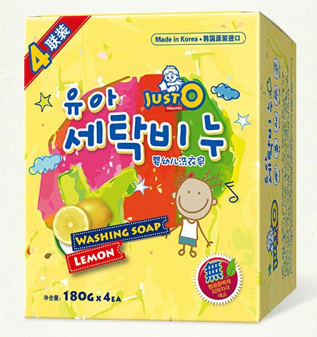 JUST-O-嬰幼兒洗衣皂(檸檬)4聯(lián)包