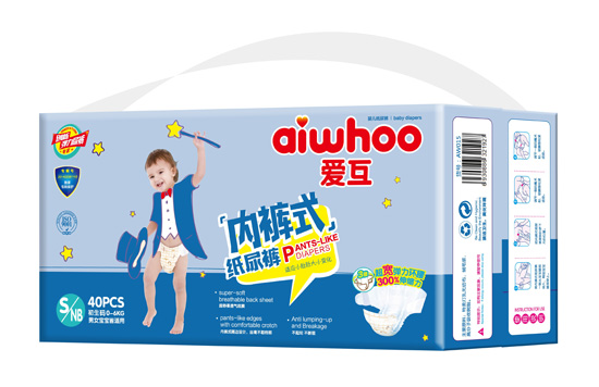 愛(ài)互內(nèi)褲式紙尿褲S40片