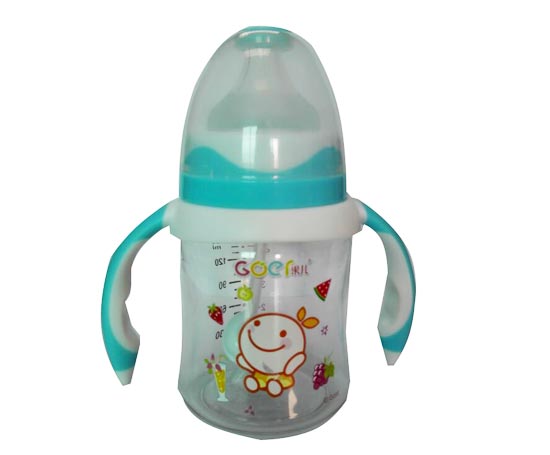 果兒180MLtritan晶透奶瓶藍色