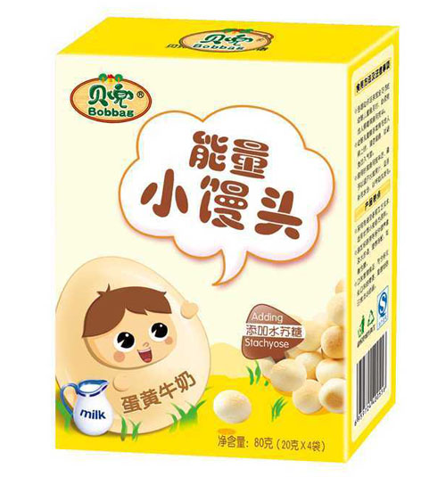 貝兜蛋黃牛奶能量小饅頭