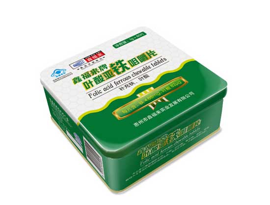 鑫福來牌葉酸亞鐵咀嚼片