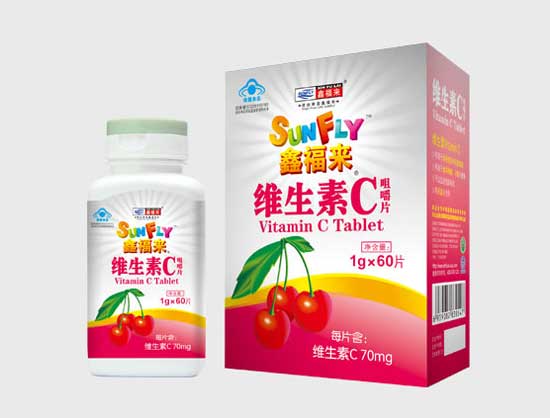 鑫福來牌維生素C咀嚼片(大盒)