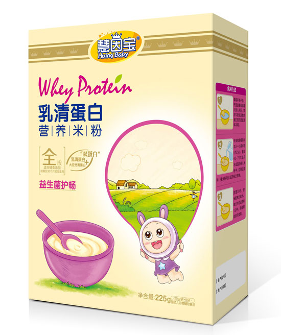 慧因?qū)氁嫔o(hù)暢盒裝乳清蛋白營(yíng)養(yǎng)米粉