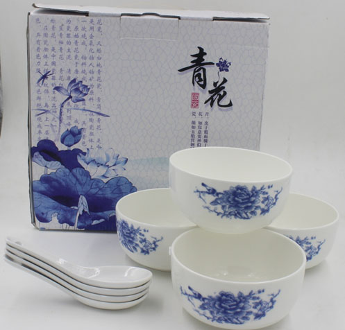 青花瓷碗套裝禮品