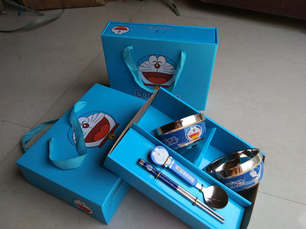 哆啦A夢寶寶碗套裝