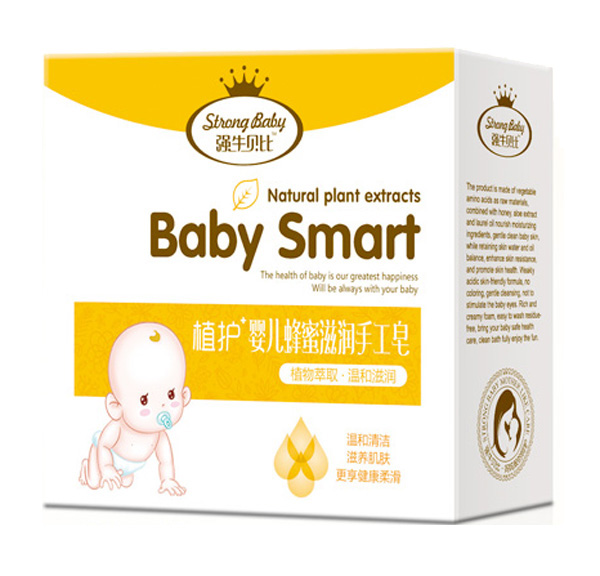 強生貝比嬰兒蜂蜜滋潤手工皂