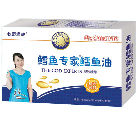 牧野漁趣鱈魚油凝膠糖果