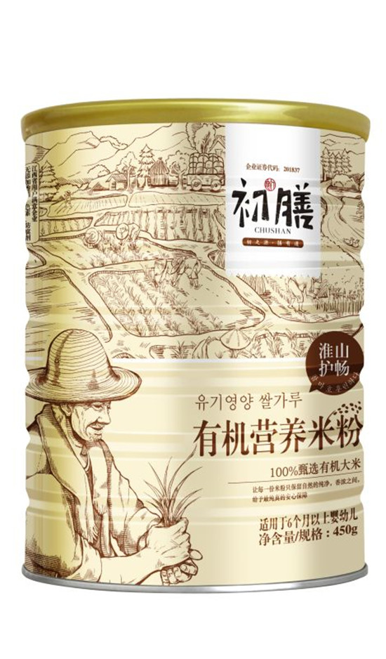 初膳有機(jī)營養(yǎng)米粉淮山護(hù)暢聽裝