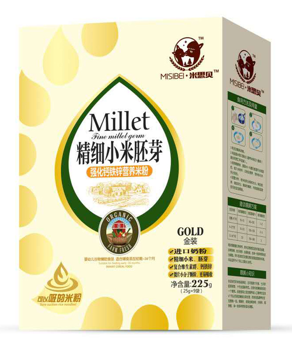 米思貝精細(xì)小米強(qiáng)化鈣鐵鋅(盒)