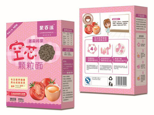 兒童空芯顆粒面番茄雞蛋