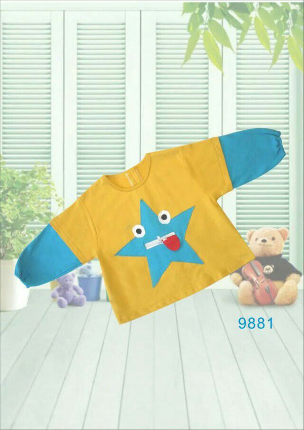 快樂小天天黃色 秋衣 五角星