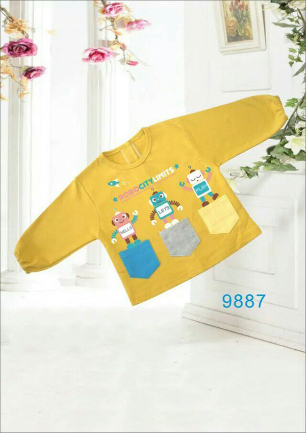 快樂小天天衛(wèi)衣 黃色 三小機器人