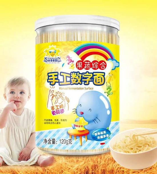 金盾愛嬰手工數(shù)字面果蔬綜合