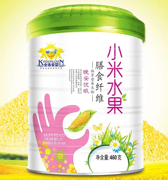 金盾愛嬰強(qiáng)健配方小米水果