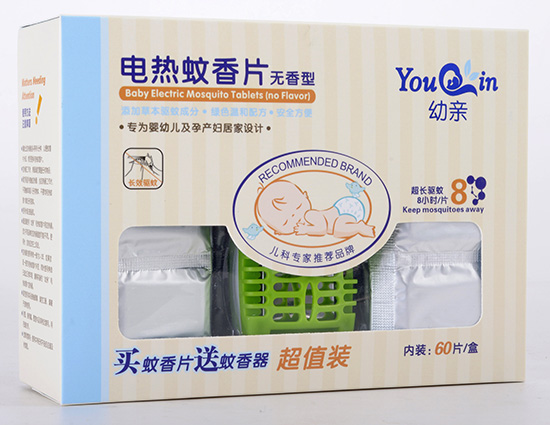 幼親60片蚊香片+蚊香器超值裝