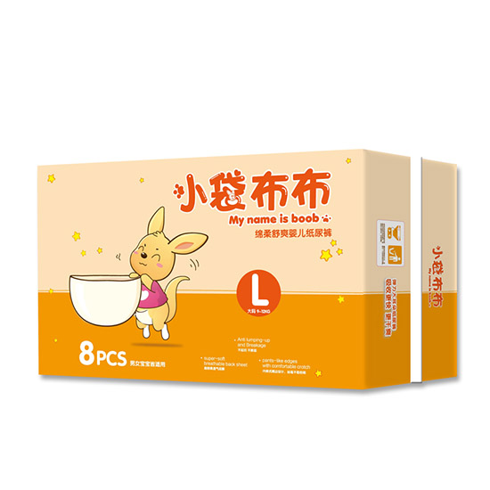 小袋布布綿柔舒爽嬰兒紙尿褲L8片