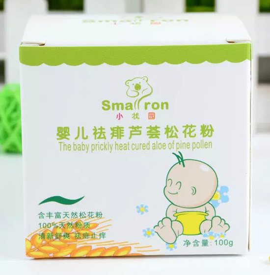 小狀園袪痱蘆薈松花粉