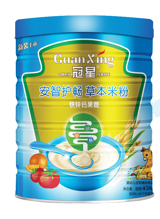 冠星鈣鐵鋅果蔬益生菌450克聽裝