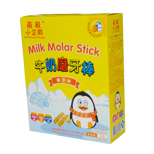 南極小企鵝橘子味磨牙棒80g