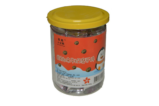 南極小企鵝核桃味牛奶磨牙棒100g