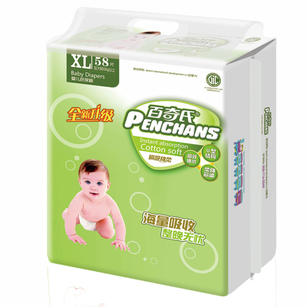 百奇氏特大包裝瞬吸棉柔升級版XL58