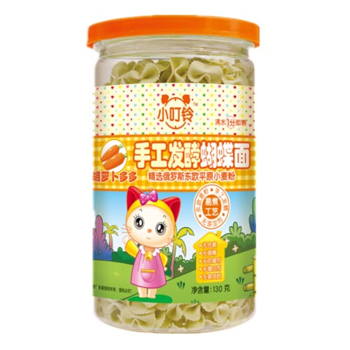 小叮鈴手工發(fā)酵蝴蝶面胡蘿卜
