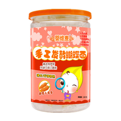 嬰維麥?zhǔn)止ぐl(fā)酵蝴蝶面胡蘿卜