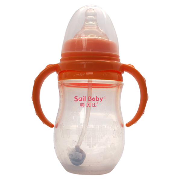 帥貝比奶瓶270ML硅膠