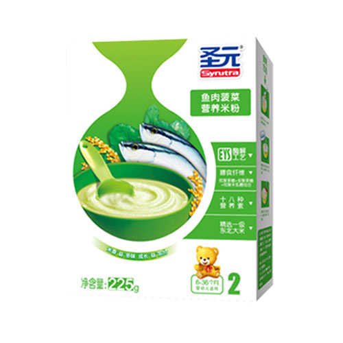 圣元魚肉菠菜營(yíng)養(yǎng)米粉2段