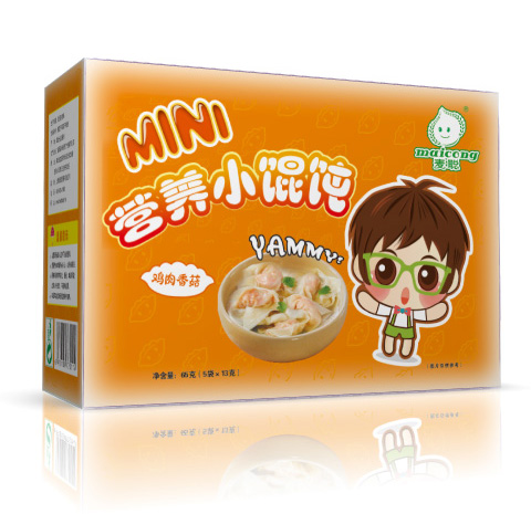 麥聰營(yíng)養(yǎng)小餛飩雞肉香菇1