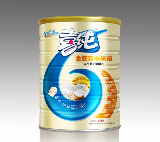 喜純金胚芽益生元護(hù)暢配方小米粉