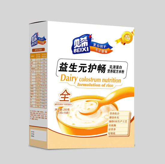 貝希乳清蛋白營養(yǎng)米粉盒裝-益生元護腸配方