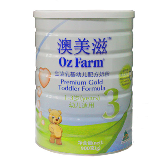 澳美滋金裝乳基幼兒奶粉3段