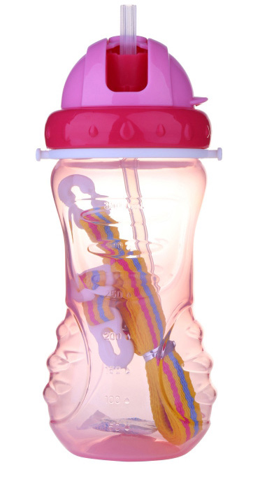 波比兔400ML防噴掛繩水杯