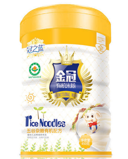 冠之藍(lán)金冠五谷雜糧有機(jī)米粉450g