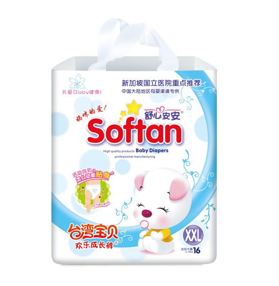 舒心安安歡樂(lè)成長(zhǎng)褲XXL碼16片