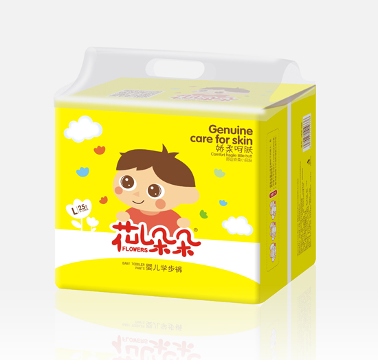 花兒朵朵嬰兒學(xué)步褲L碼25片