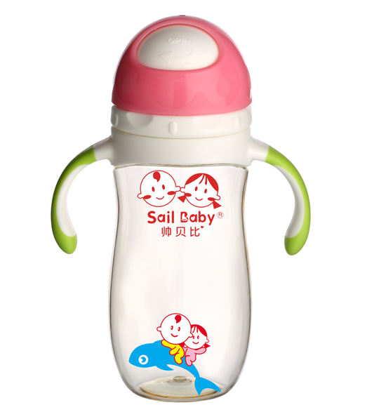 帥貝比雙色手柄水壺