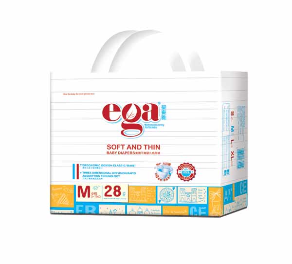 嬰姿雅柔薄干爽嬰兒紙尿褲小包M28片(藍(lán))