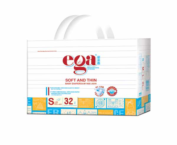 嬰姿雅柔薄干爽嬰兒紙尿褲小包S32片(藍)