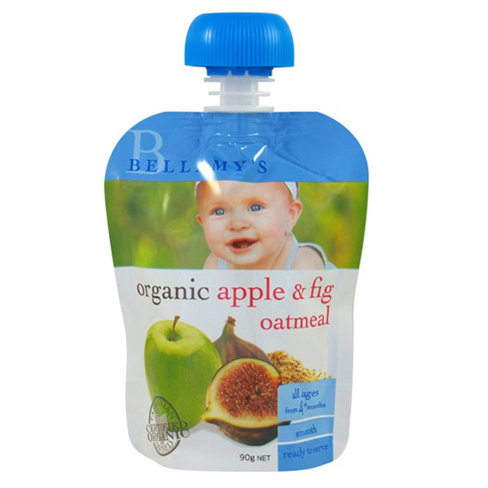 貝拉米有機(jī)燕麥無花果蘋果泥