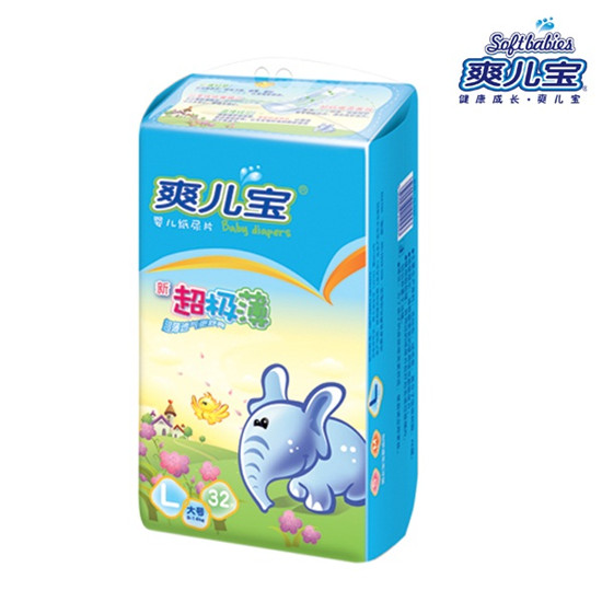 超級薄嬰兒紙尿片L