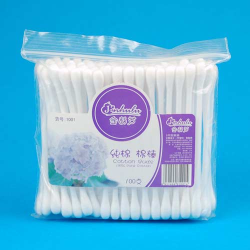 金葫蘆塑料棒棉簽100支膠裝