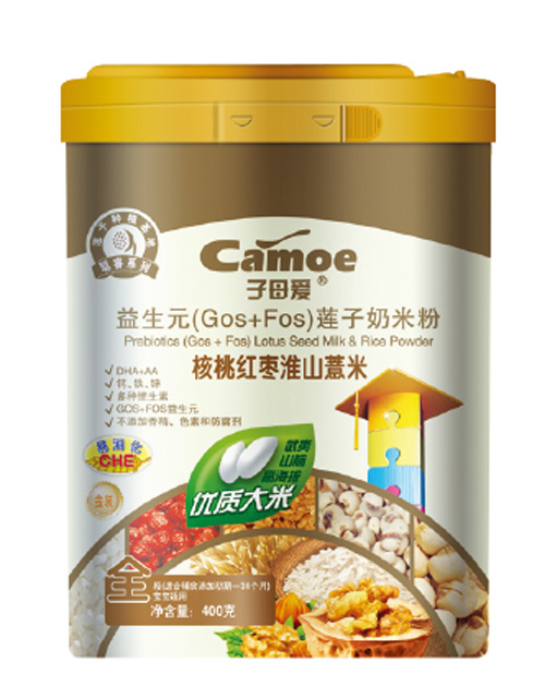 子母愛嬰幼核桃紅棗淮山薏米奶米粉