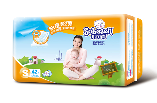 小貝真獨(dú)享超薄嬰兒紙尿片S碼42片