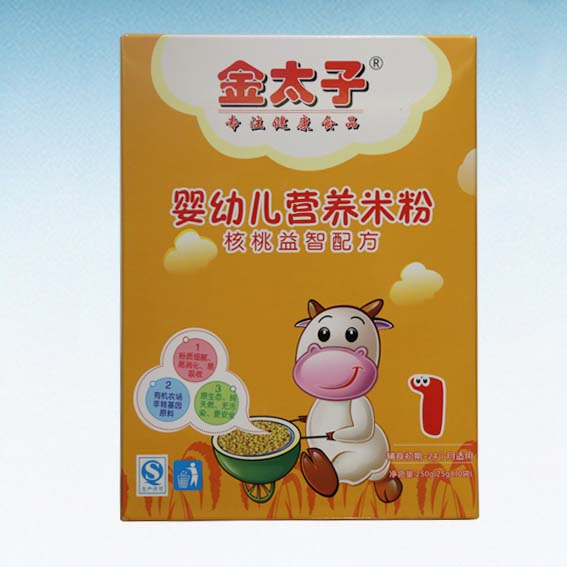 金太子嬰幼兒營養(yǎng)米粉核桃益智配方