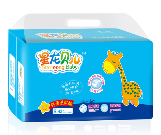 星龍貝兒纖薄紙尿褲S42片