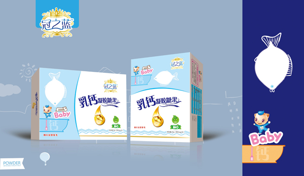 冠之藍乳鈣凝膠糖果