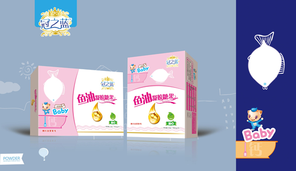 冠之藍魚油凝膠糖果